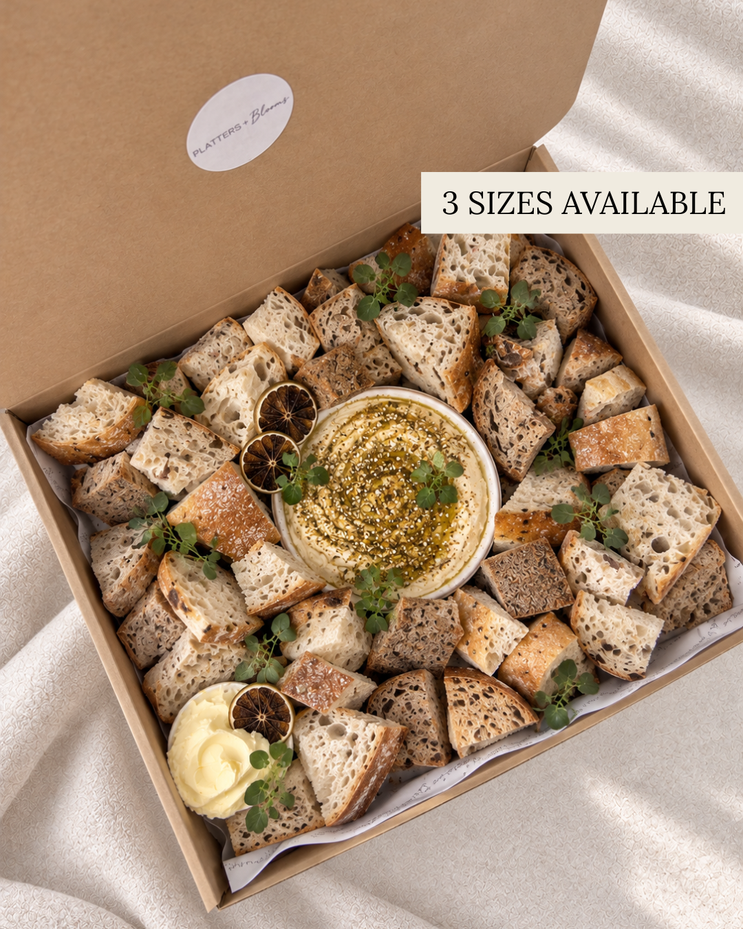 Fresh Bread + Dip Platter