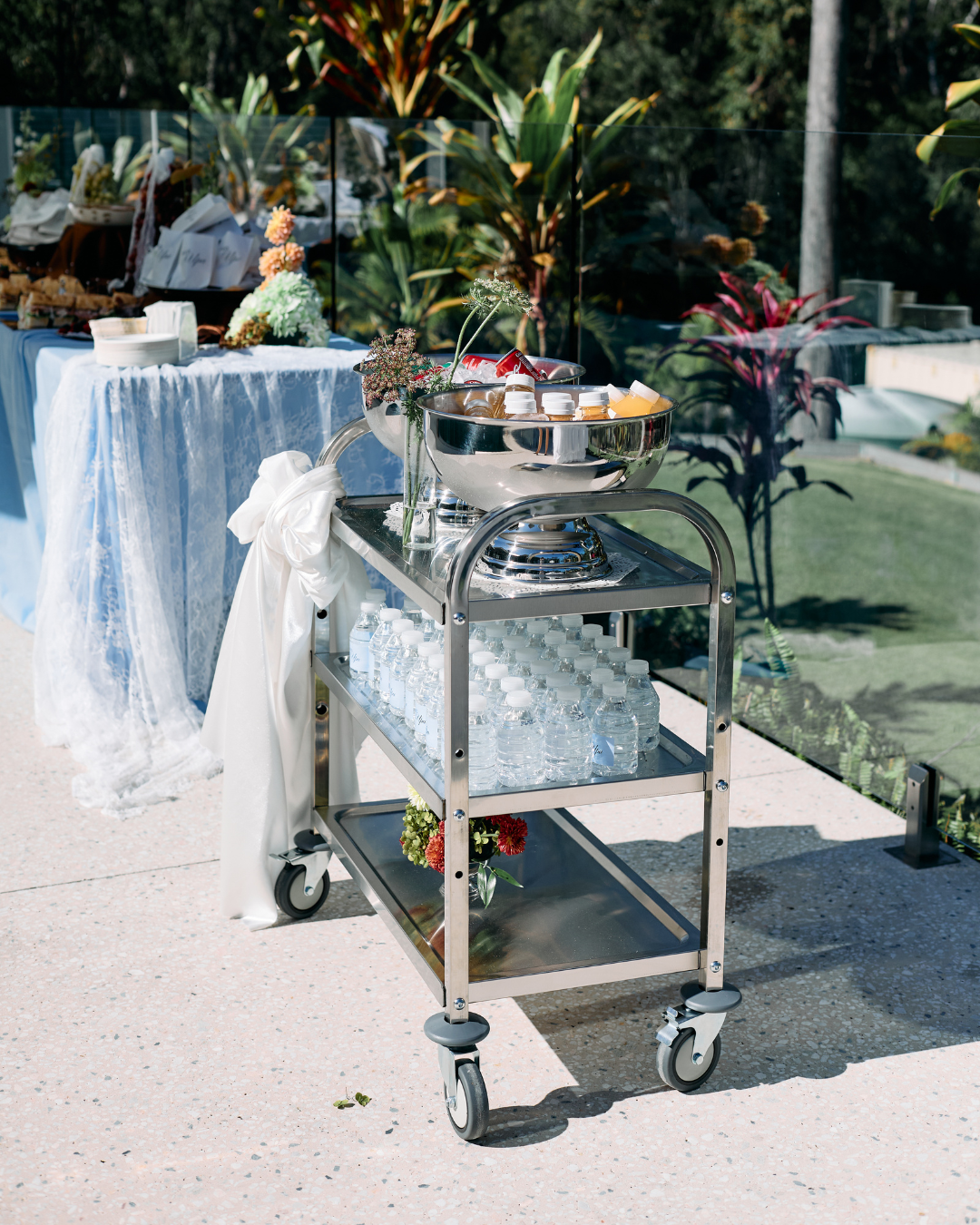 Silver Utility Trolley