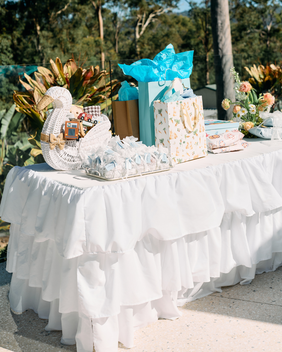 White Frill Tablecloth