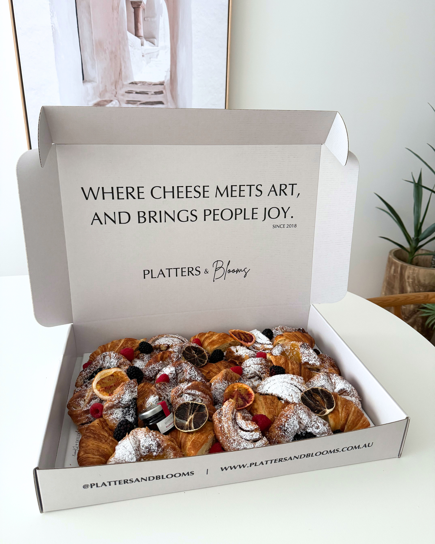 Pastry + Croissant Platter Board