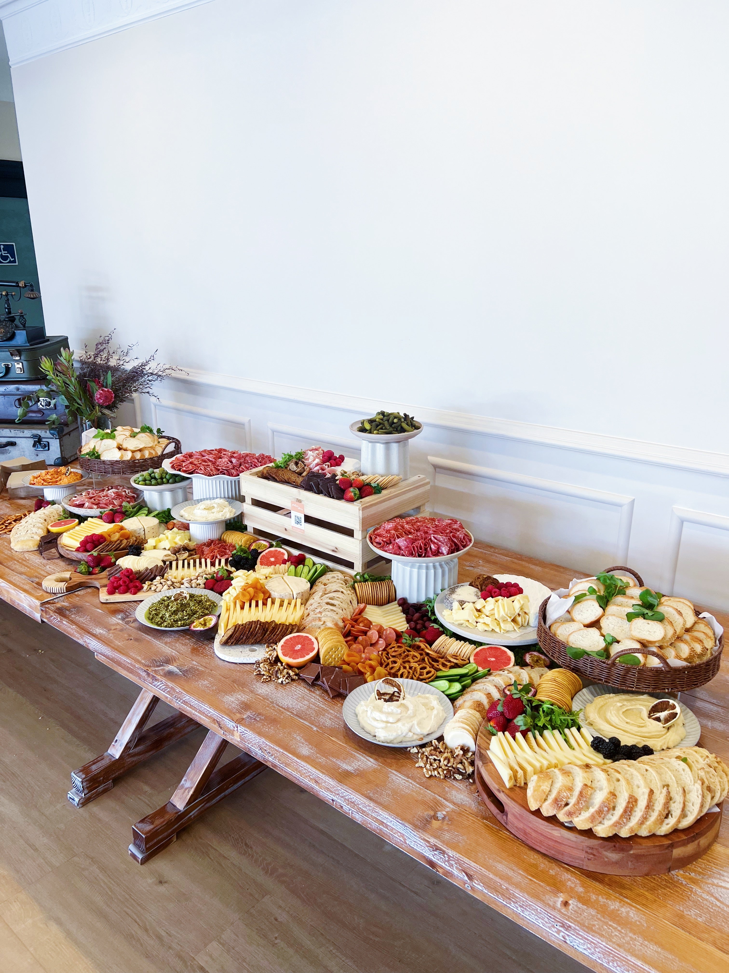 wedding grazing table cost Images High Quality Grahic GRAZING TABLE | WEDDINGS & EVENTS – Platters + Blooms